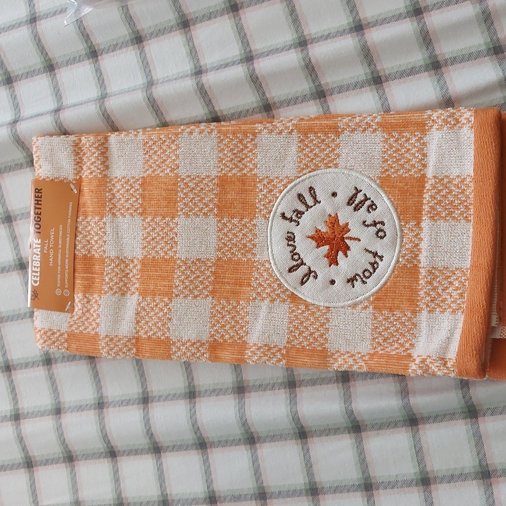NWT 6 PACK Celebrate Together Fall 'I Love Fall' Hand Towels